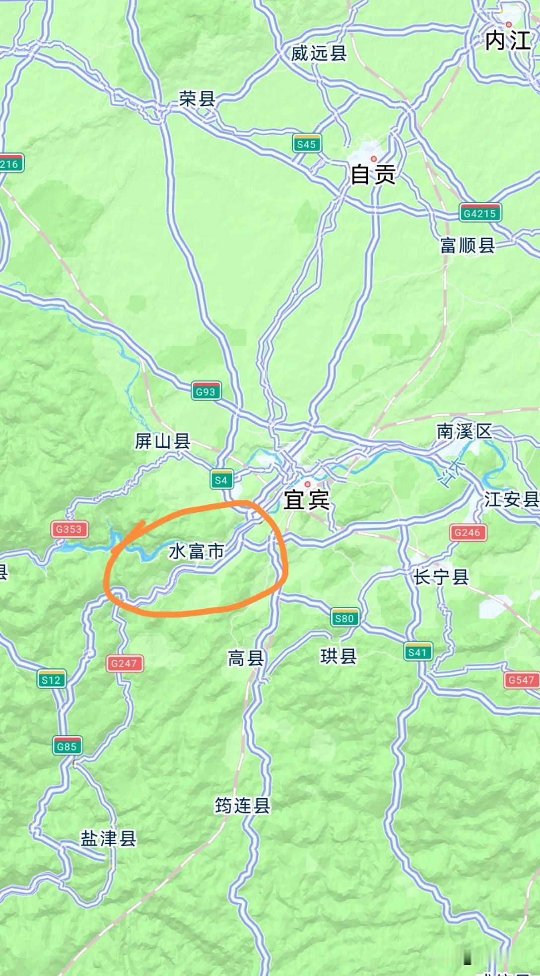 不知道大家听说过水富市没有？离宜宾市区就10多公里的距离，竟然是云南省的一座城市