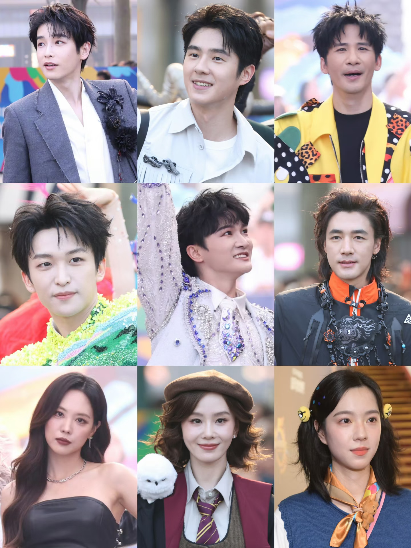 北京环球度假区五周年共庆盛典红毯生图刘诗诗、周深、刘昊然、彭昱畅、庄达菲、此沙、