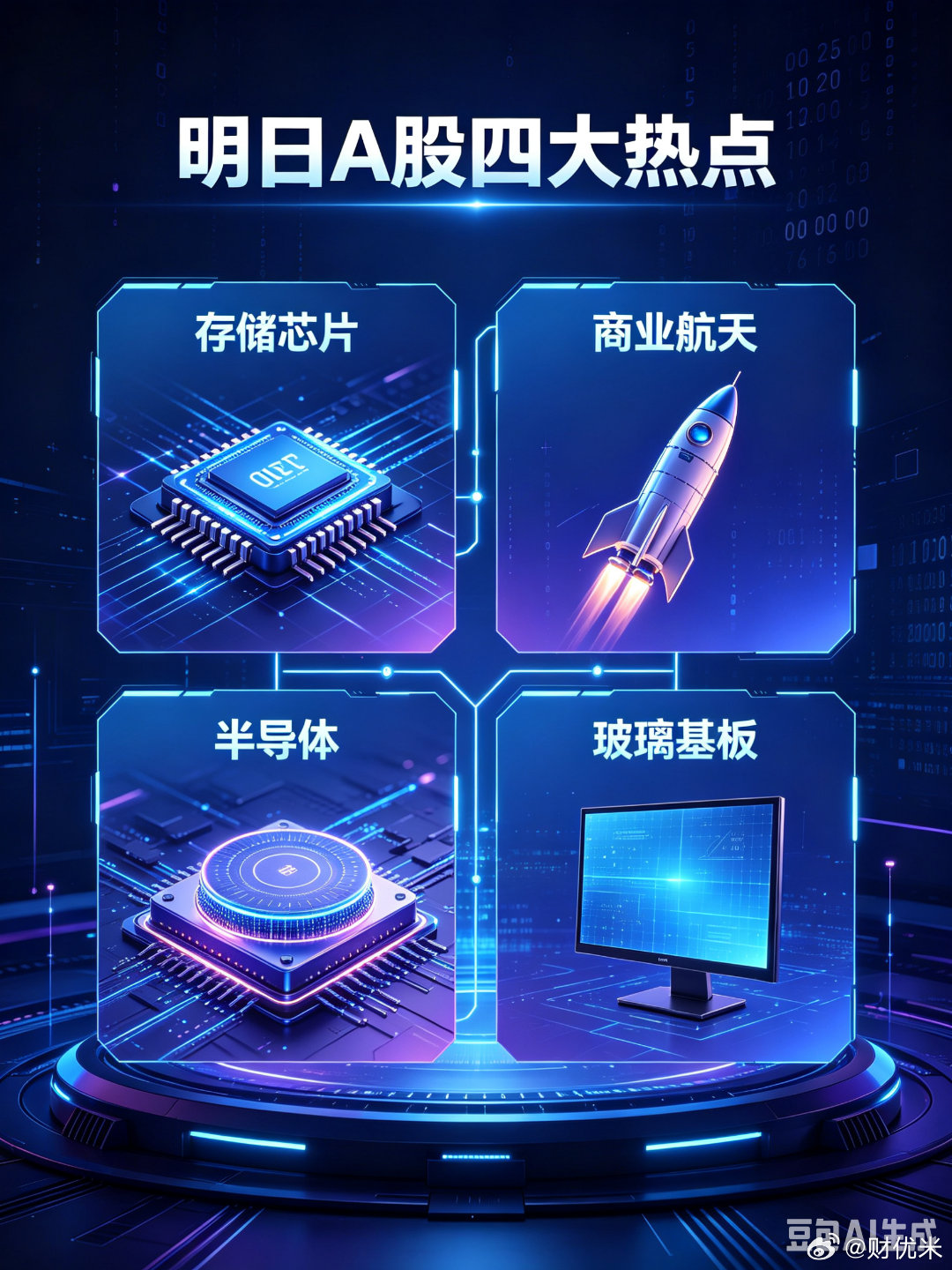 明日四大主线热点梳理，收藏对照！一、存储芯片亚威股份、江波龙、佰维存储、紫光国微