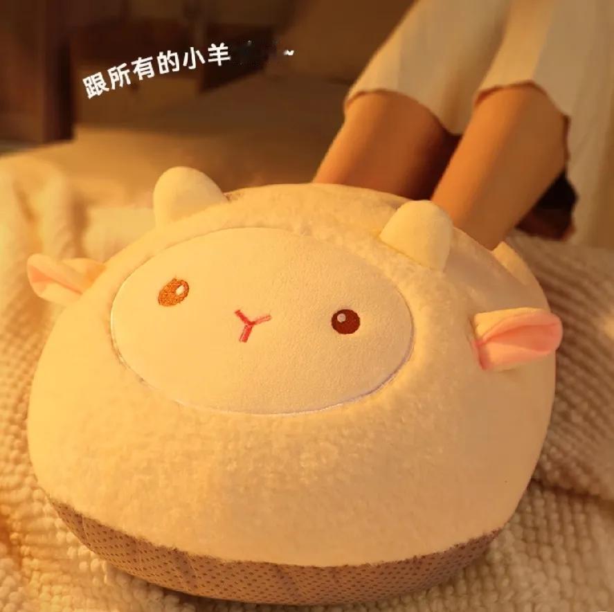 #理想家生活#又萌又暖的小羊绒暖脚宝，简直是怕冷人的福音，尤其是冬天，脚冷冰冰的