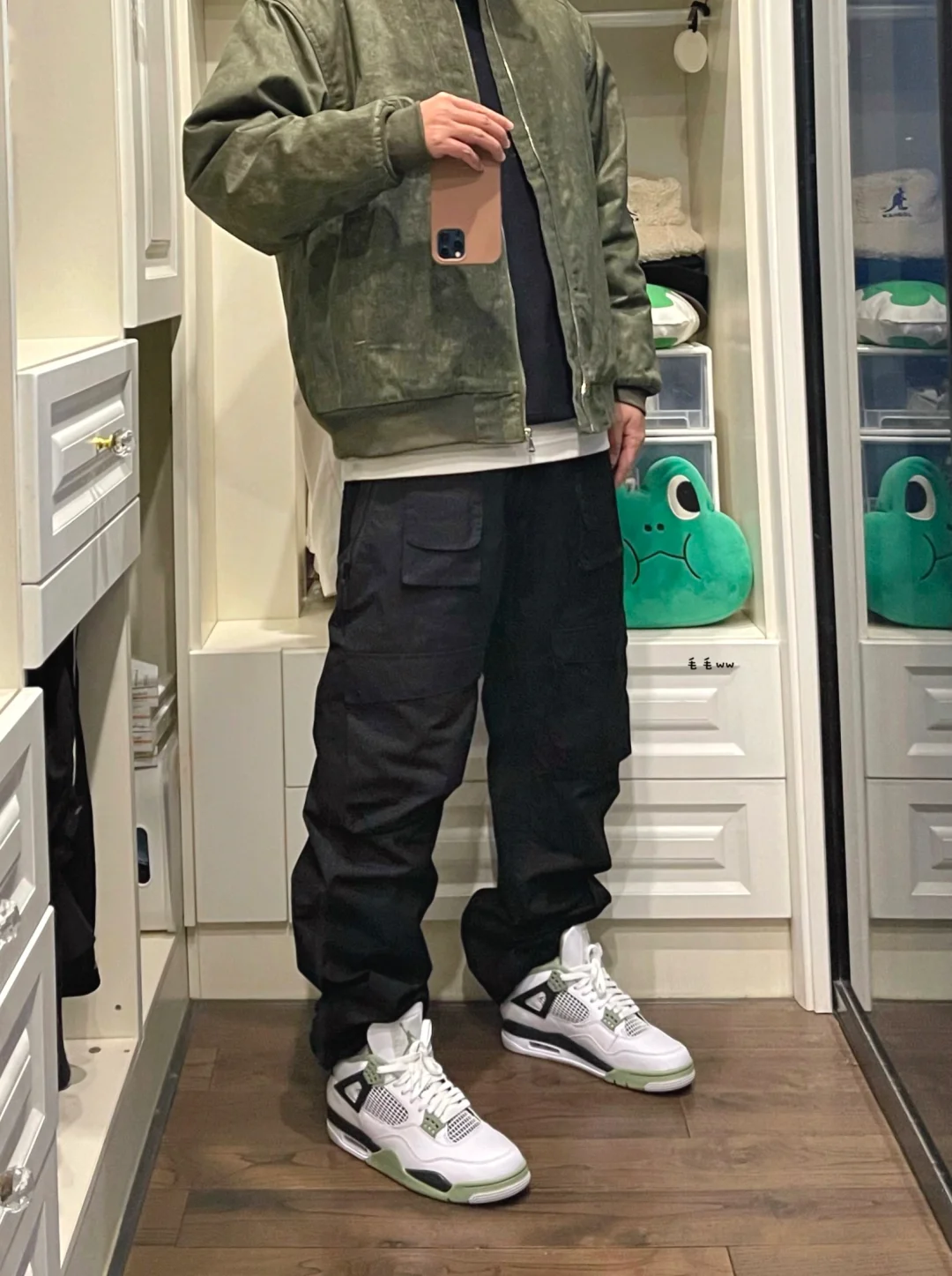 Bomber夹克｜橄榄绿穿搭