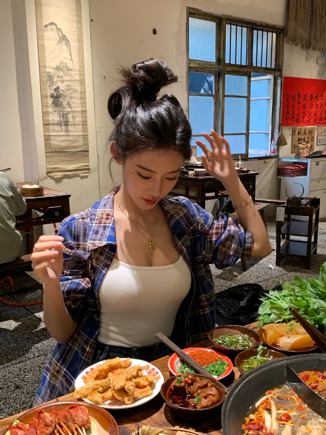 重庆火锅太好次了[泪]大学的味道～  ​​​