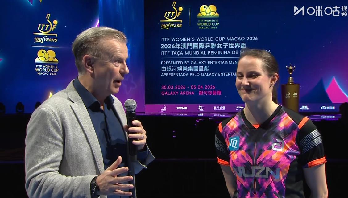 温特4-1战胜覃予萱，赛后采访时竟然夸奖了覃予萱，听一听温特对国乒新星的点评，