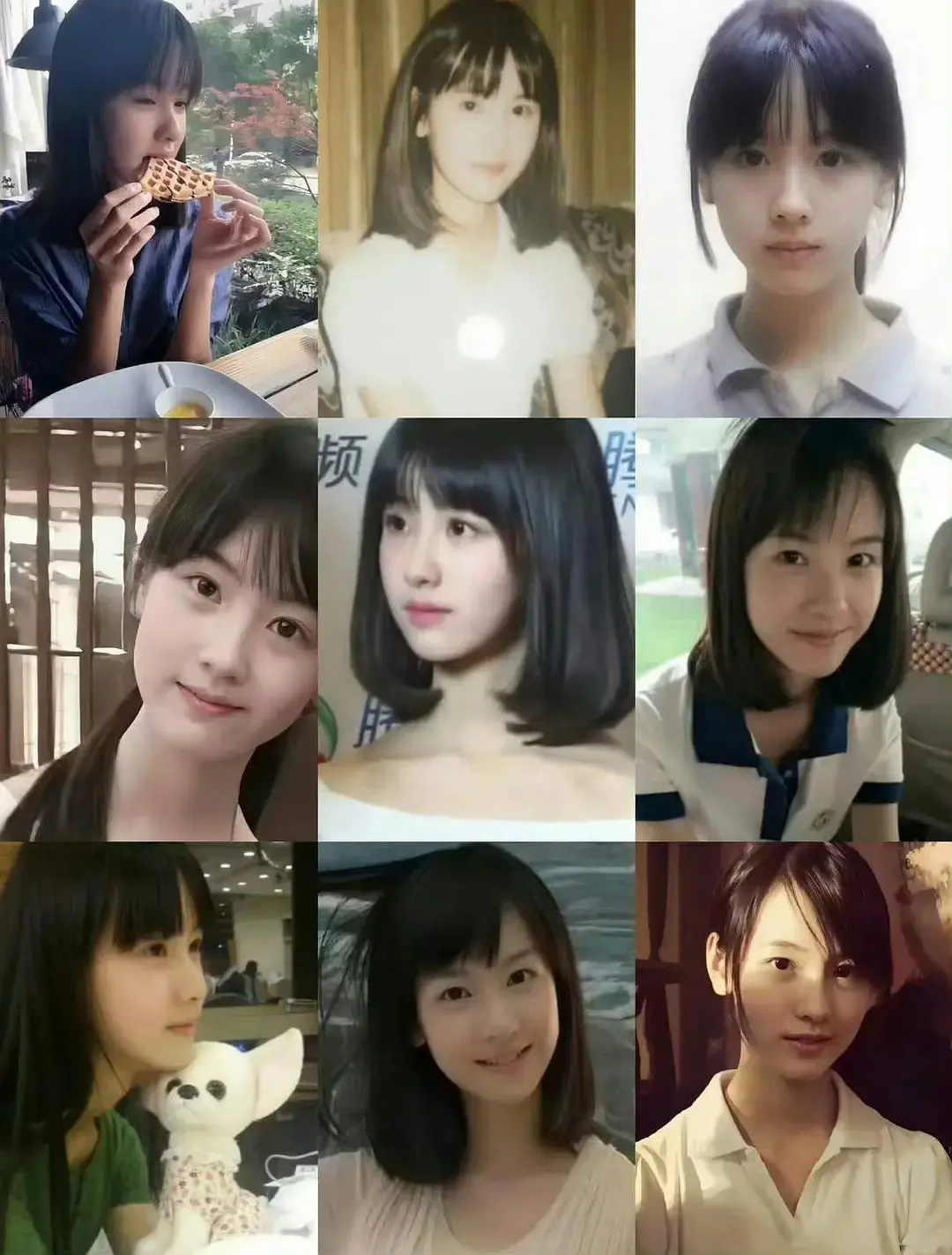 好喜欢上学时期的陈都灵，真的是我所有校园文里的女主脸，有一点像奶茶妹妹章泽天 ​