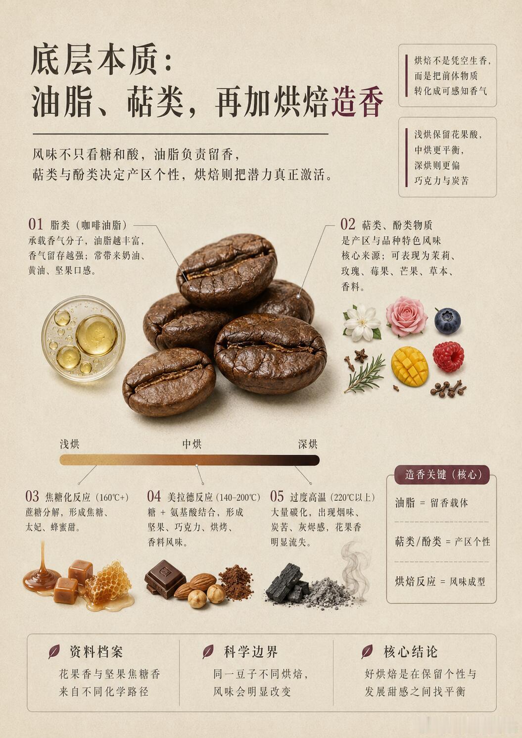 咖啡风味本质：从物质、萃取、感官三层面拆解，咖啡风味到底从哪来？不是玄学，是化学