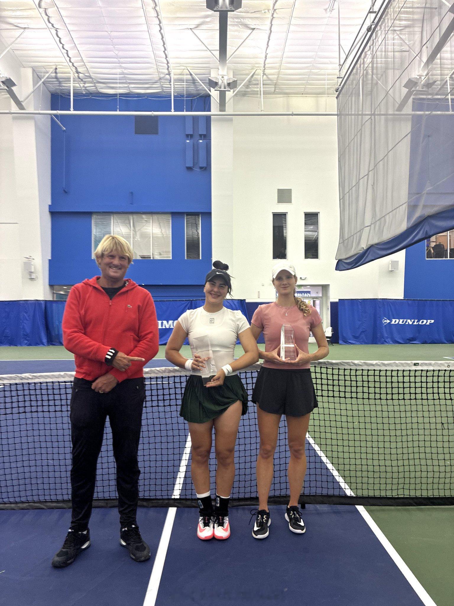 Bianca：真的很努力！前美网冠军安德莱斯库上周在美国布雷登顿W35赛事赢得冠