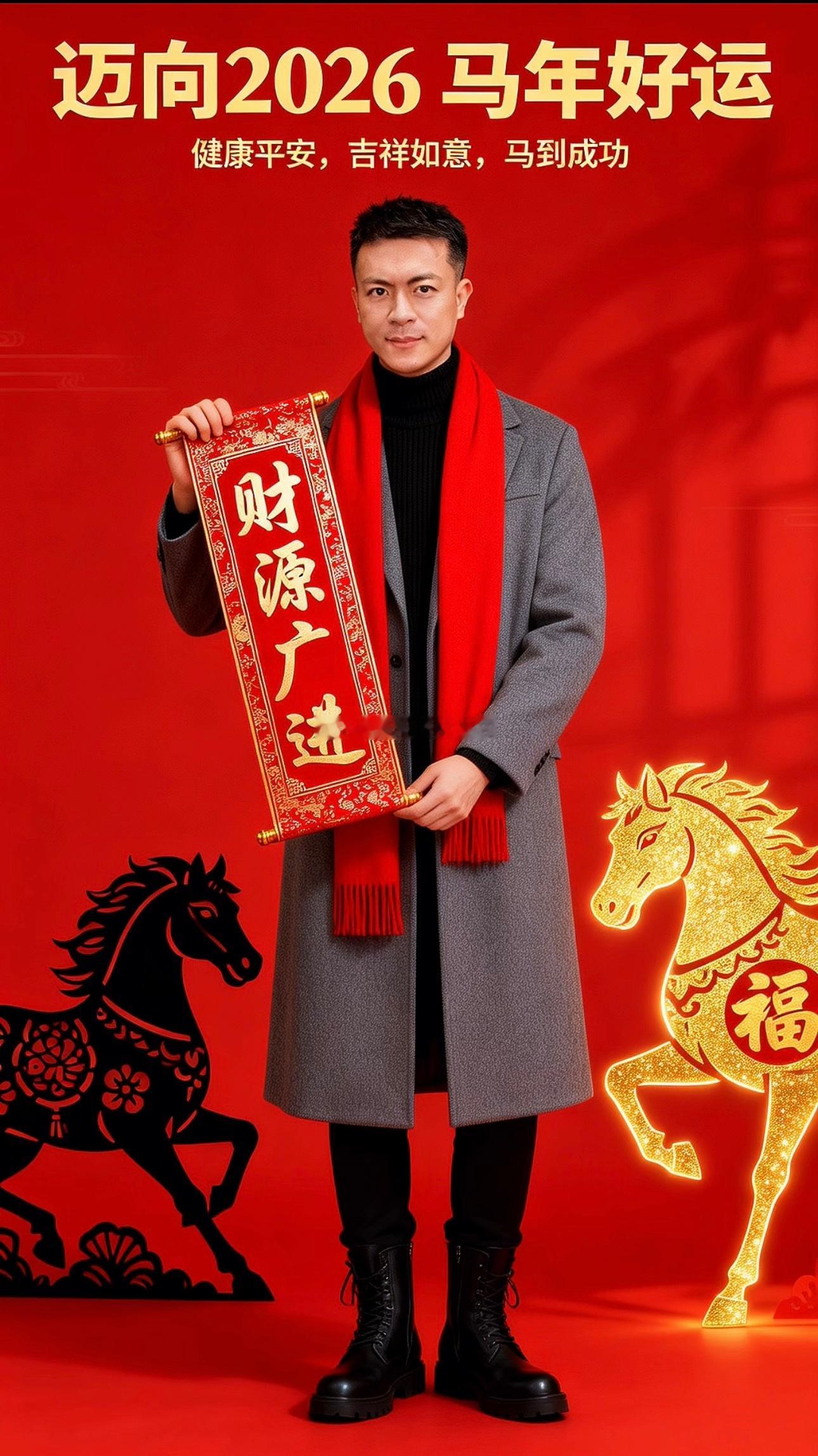 2026新年快乐🎉！新的一年祝所有粉丝身体健康，万事顺意，财源广进！账户：全是