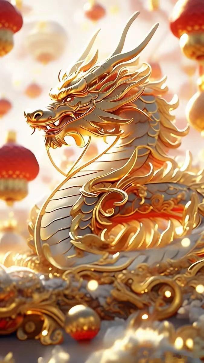 各位粉丝朋友，新春快乐！金鳞岂是池中物，一遇风云便化龙！ ​​​