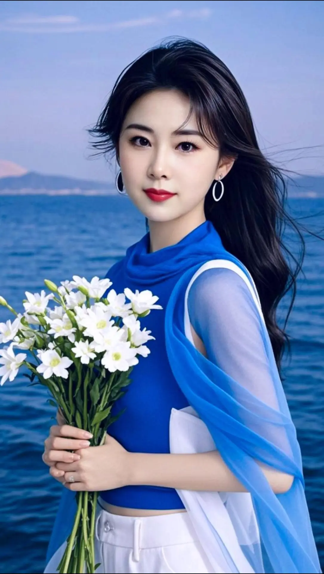 AI海畔花影 随变ai随便玩