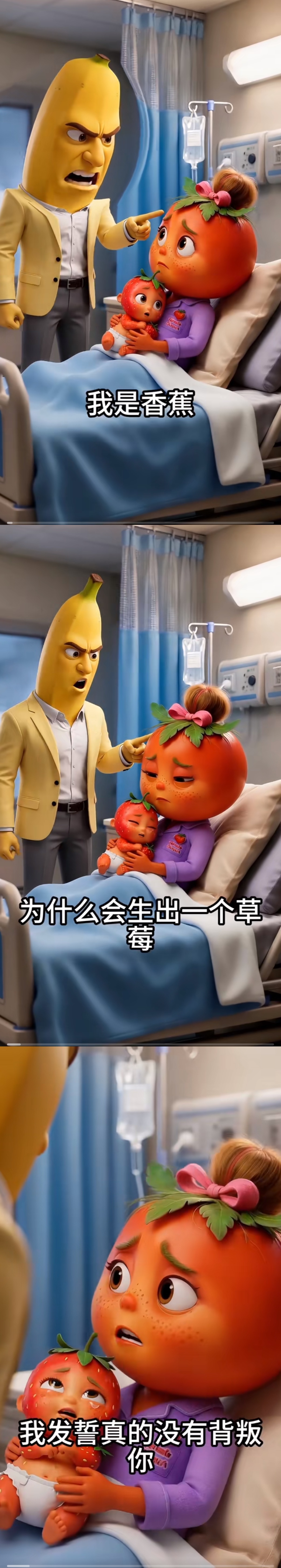 AI水果人短剧被批低俗泔水 真的很离谱，TikTok都知道封杀，国内为啥一动不动