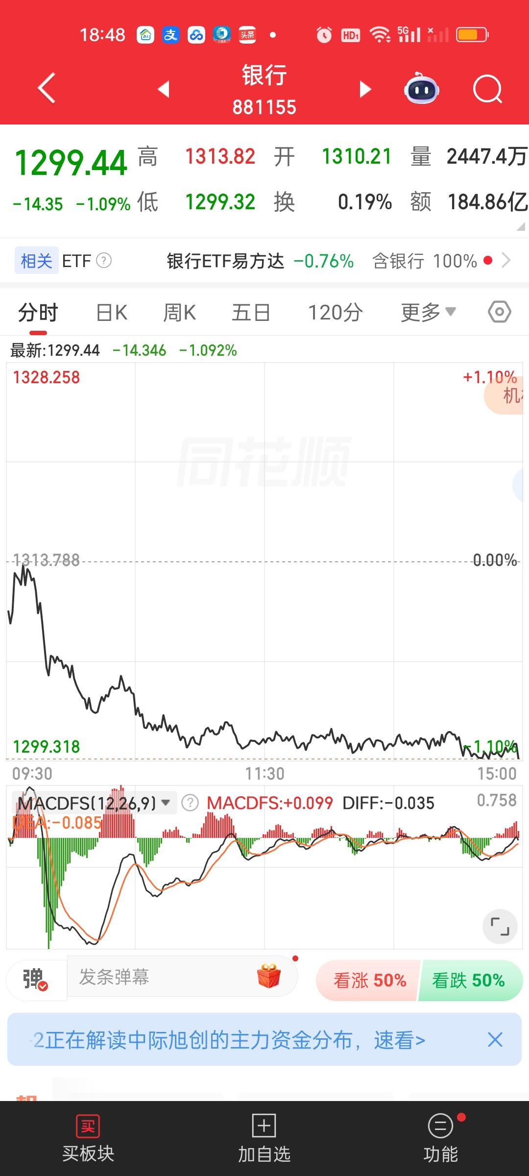 今天三巨头是一点力都没出啊！不仅没出力，反而全天都在下杀，收盘几乎全都收在了日内