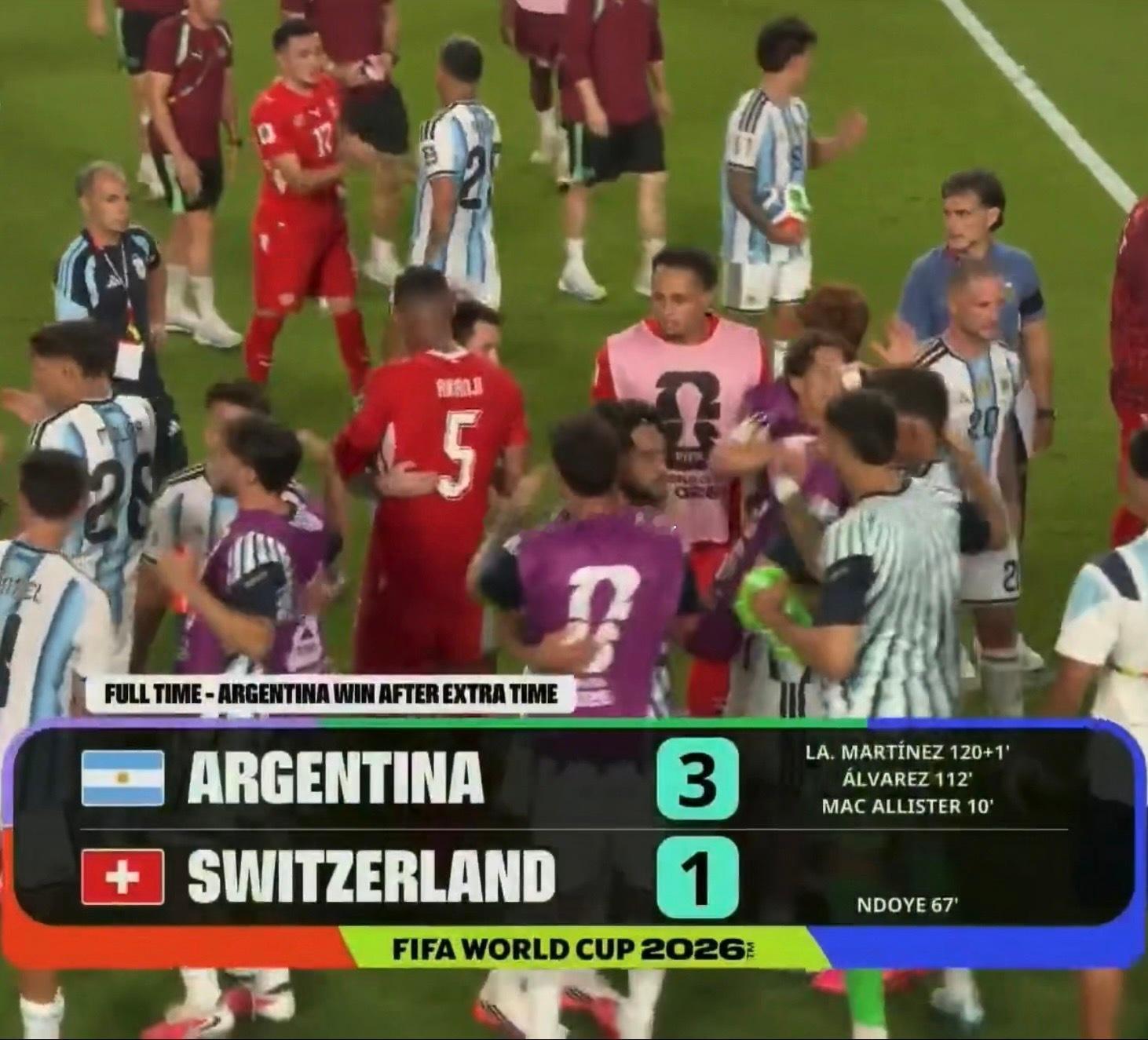 保送队成为最后一支打进美加墨世界杯4强的球队~阿根廷🇦🇷淘汰赛这3场表现，根