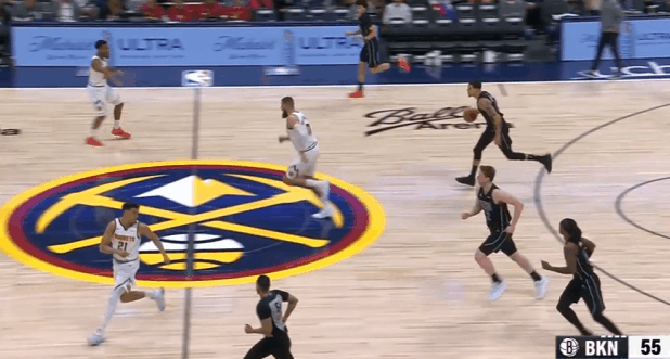 小波特重回丹佛主场：战旧主爆砍38+10，得分接连创下赛季新高P1弧顶无球启动，