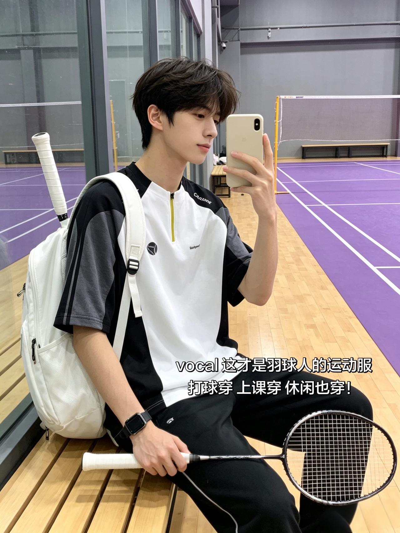 vocal 这才是羽球人的运动服
打球穿 上课穿 休闲也穿！