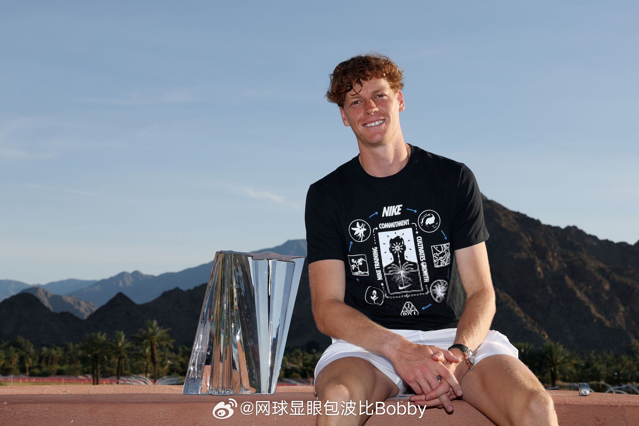 世界第2️⃣辛纳印第安维尔斯冠军🏆写真辛纳6站硬地大师赛全夺冠辛纳首夺印第安维