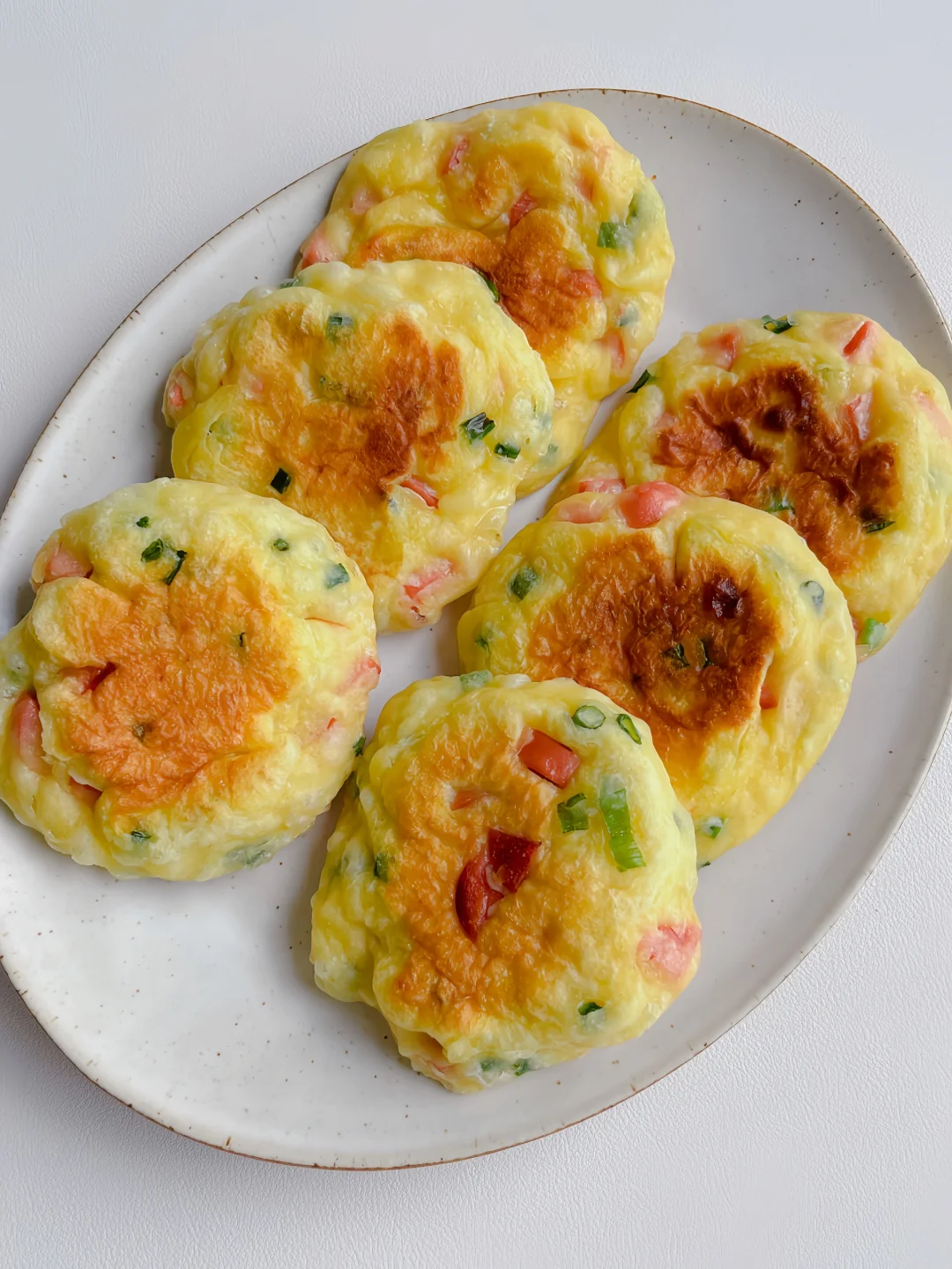 中式早餐｜葱香火腿发面饼｜免揉面