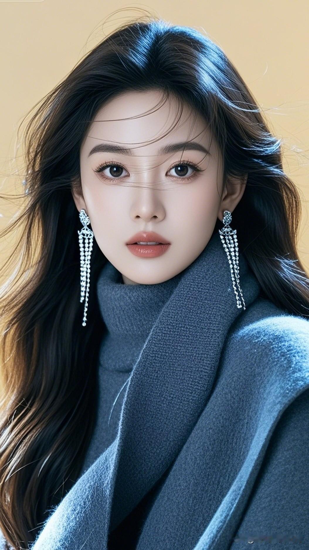 珠帘掩映，玉人含笑。什么样的美人算是东方美人 优雅冷艳的冬日穿搭，散发迷人魅力！