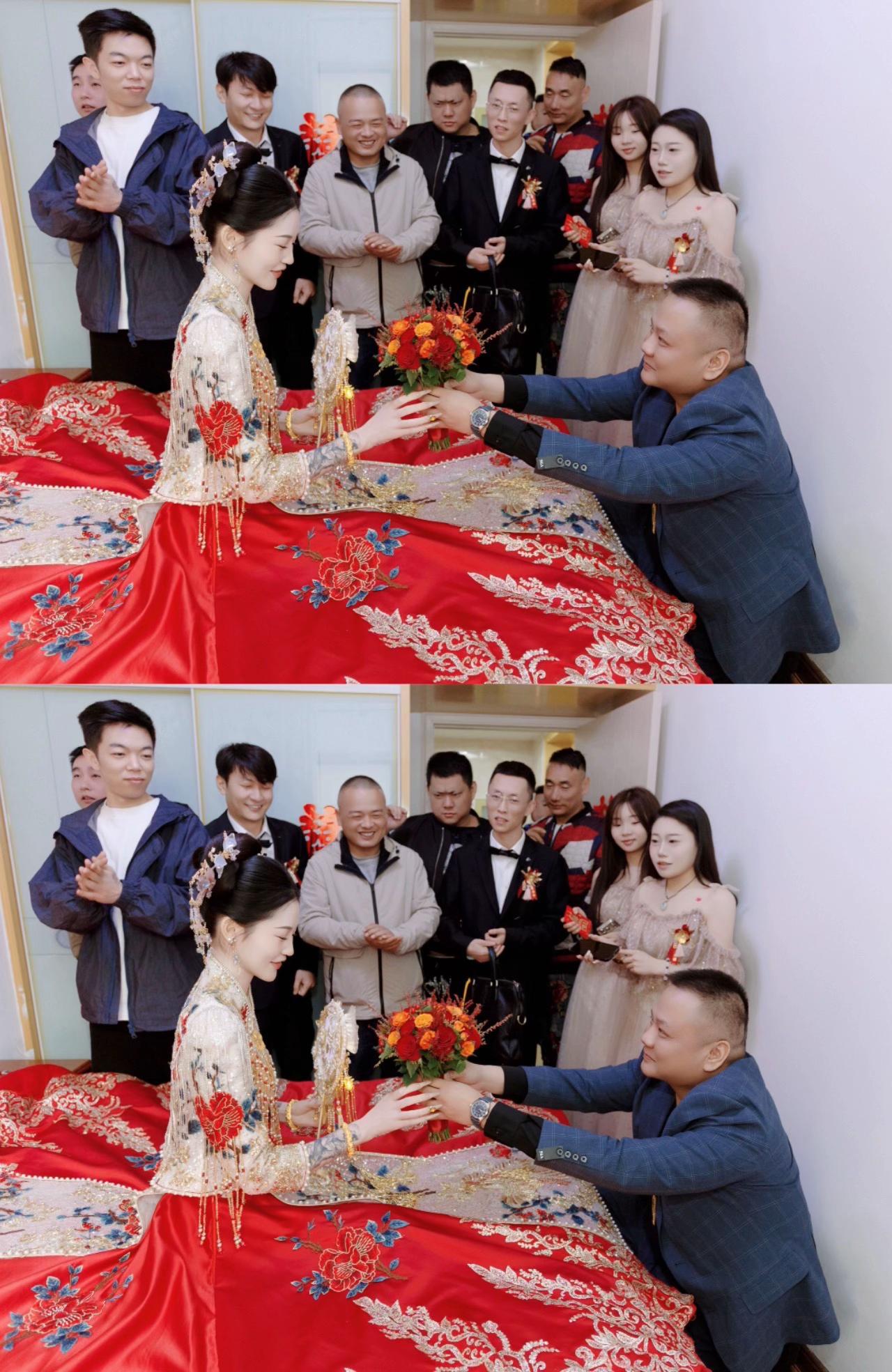 “我俩就此结良缘 此后岁岁携相伴”