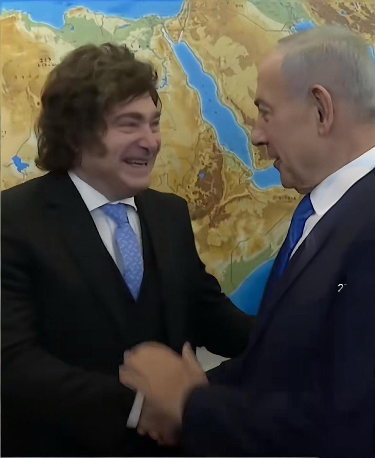 4月19日，阿根廷总统米莱开启为期三天的以色列之行，这是他就职以来第三次到访以色