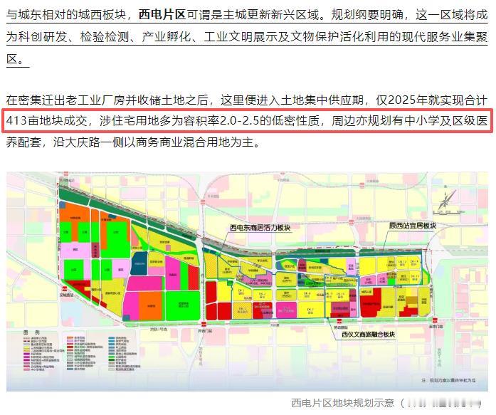 城西要翻红了吗400亩地意味着可以建设15~20个小区，2.0-2.5的容积率，
