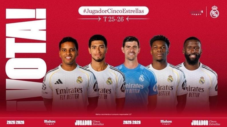 皇马 皇马的十二月最佳球员提名出炉🔥 