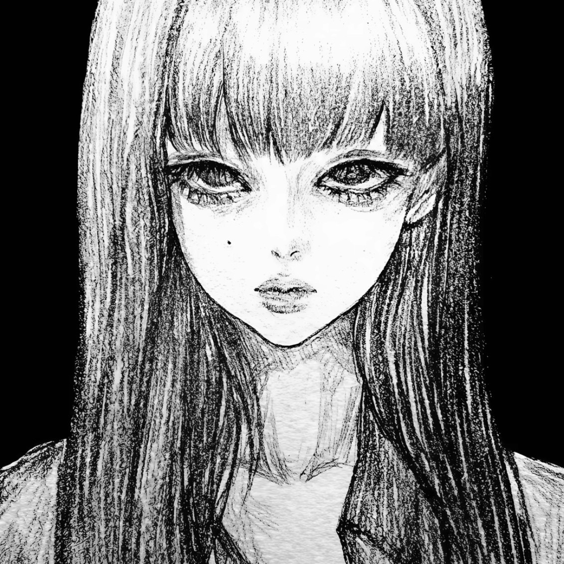 🩶𝐒𝐇𝐀𝐑𝐄黑白漫头 风格女漫 