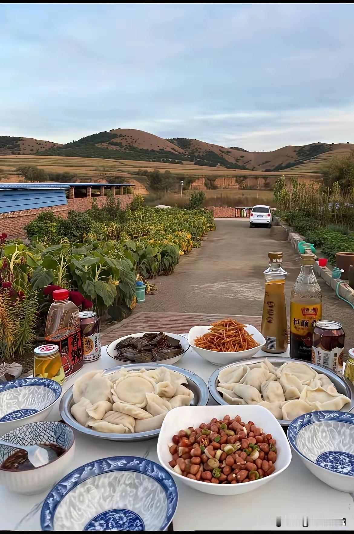 看到这张图片，我真的想家啦…
小时候妈妈的千层饼，猪肉大葱水饺
还有马季代言的宋