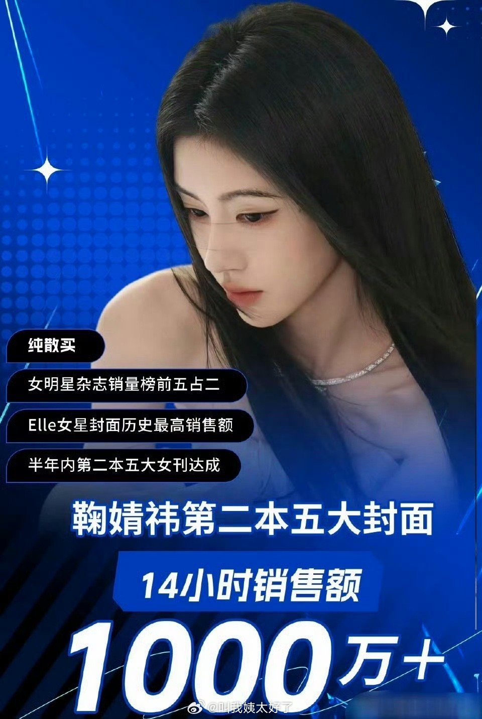 鞠婧祎粉丝的氪金能力还是蛮强的