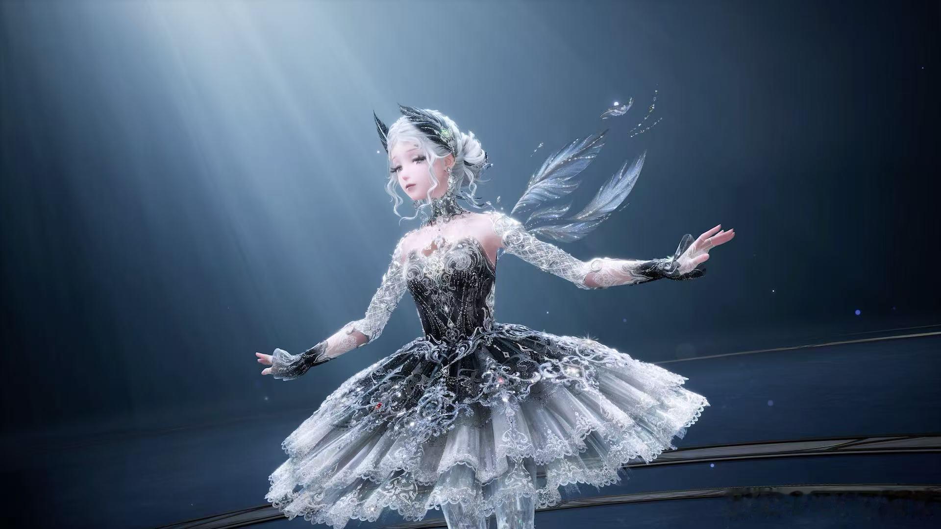 无限暖暖神之一舞无限暖暖黄金尘无限暖暖芭蕾美学黄金乡那种机械混着史诗感的氛围，配