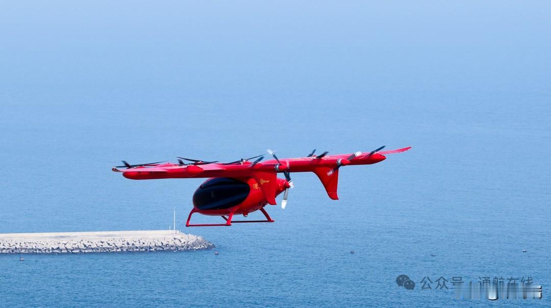 2025年12月31日，峰飞航空“凯瑞鸥”航空器从海口明珠岛起飞，仅用9分钟横跨