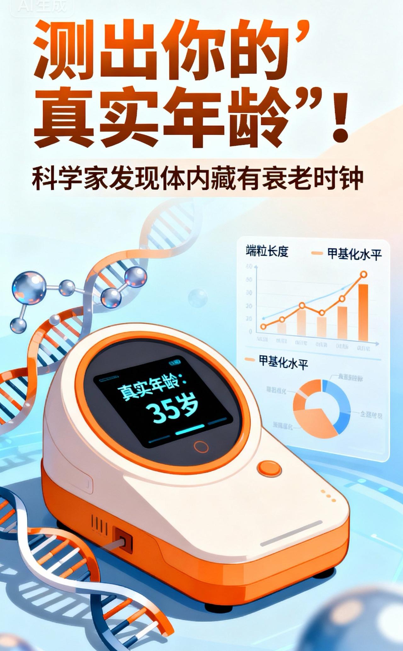 测出你的“真实年龄”！科学家发现体内藏有衰老时钟

你今年几岁？你的身体也许正在