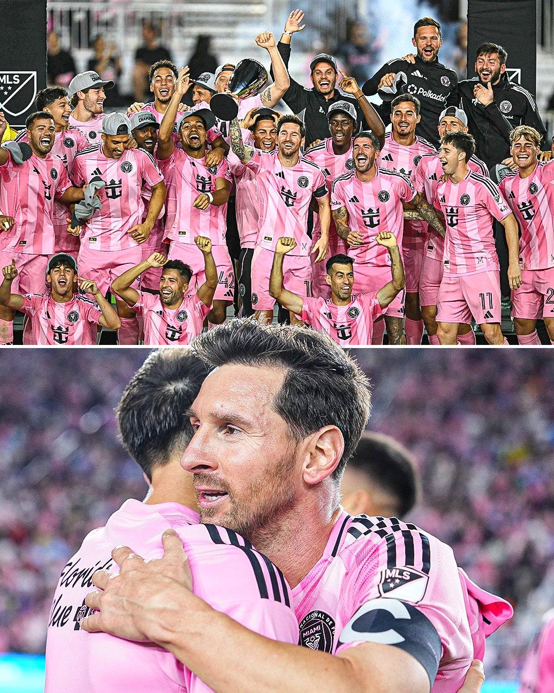 国际足坛迎来历史性时刻！梅西405助攻加冕历史第一！迈阿密国际5-1首进美职联决