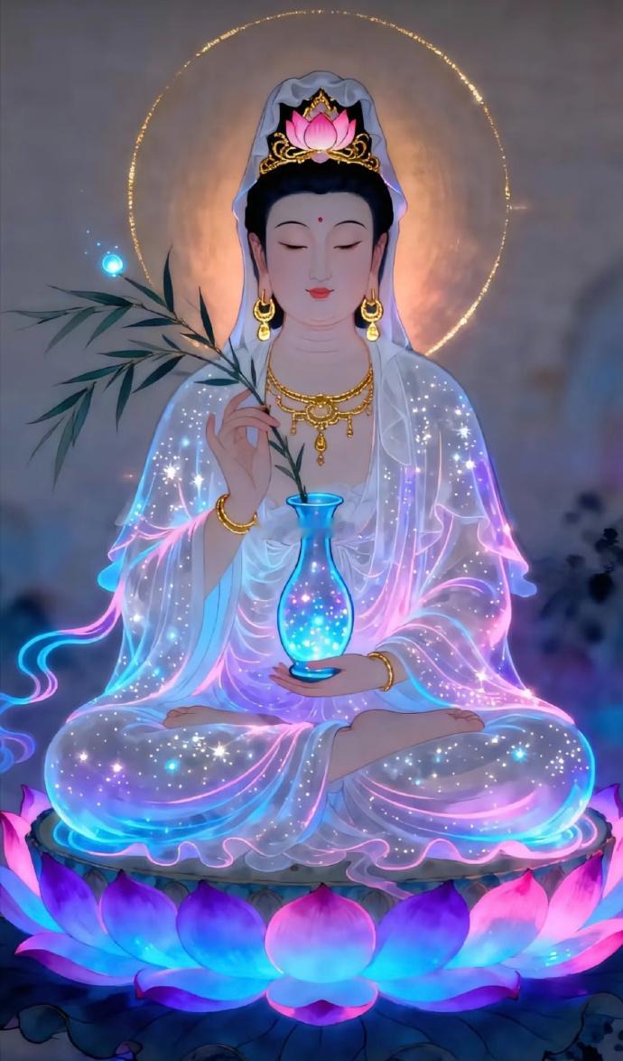 刷到观音别划走，留下一句“平安顺遂”，愿所求皆如愿，所行皆坦途，福气好运都奔你而