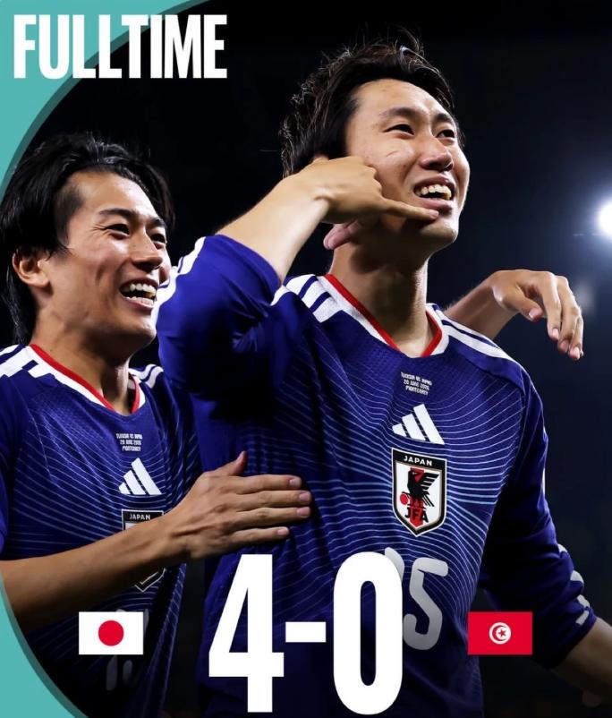 4-0零封！日本队踢出亚洲新高度，无主力阵容仍碾压对手

亚洲足球的排面，被日本