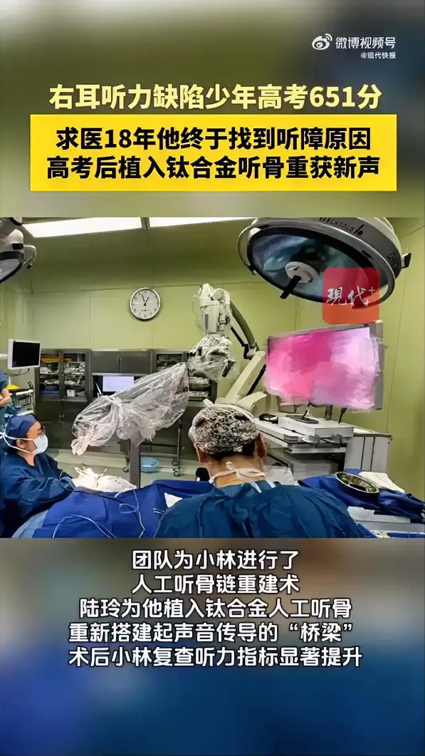 一名自幼右耳听力严重缺陷的少年小林，在多年辗转求医、尝试多种保守治疗均无效后，近