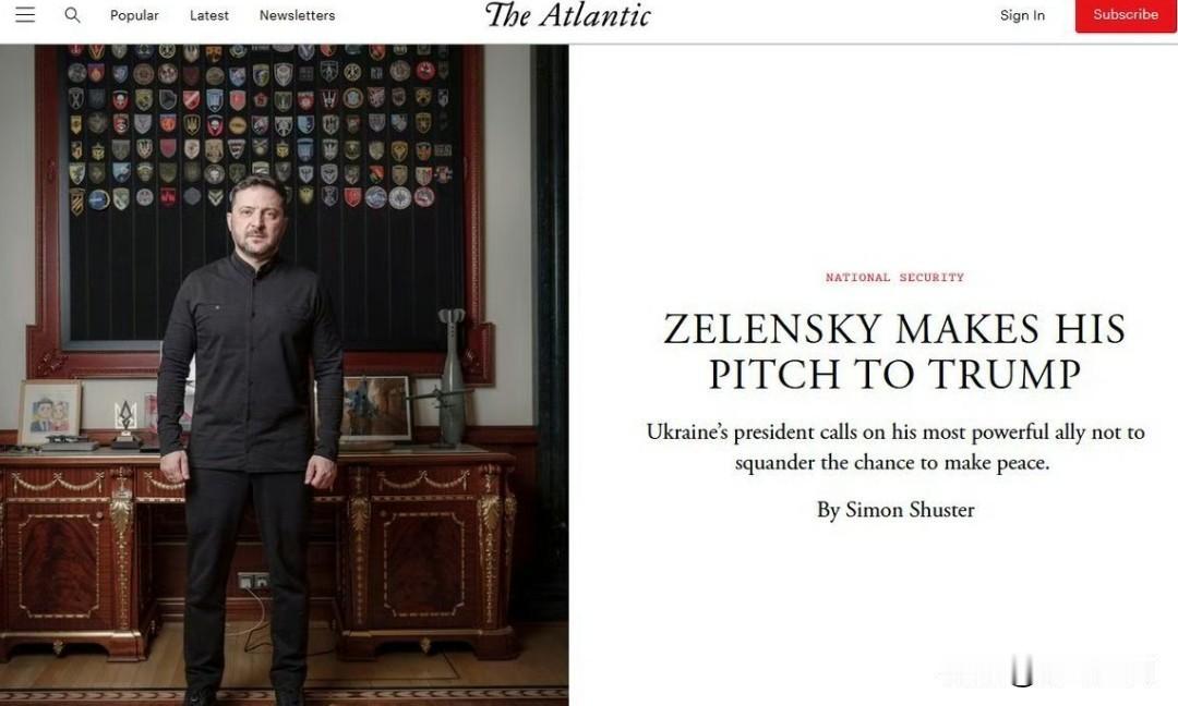 泽连斯基告诉我，他宁愿什么协议都不接受，也不愿强迫他的人民接受一个糟糕的协议。