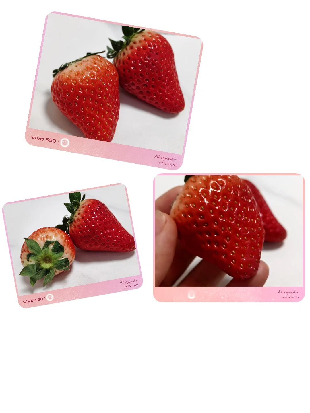 2025仅剩7天收到最爱吃的草莓🍓，真的感觉2025年结尾真的开心