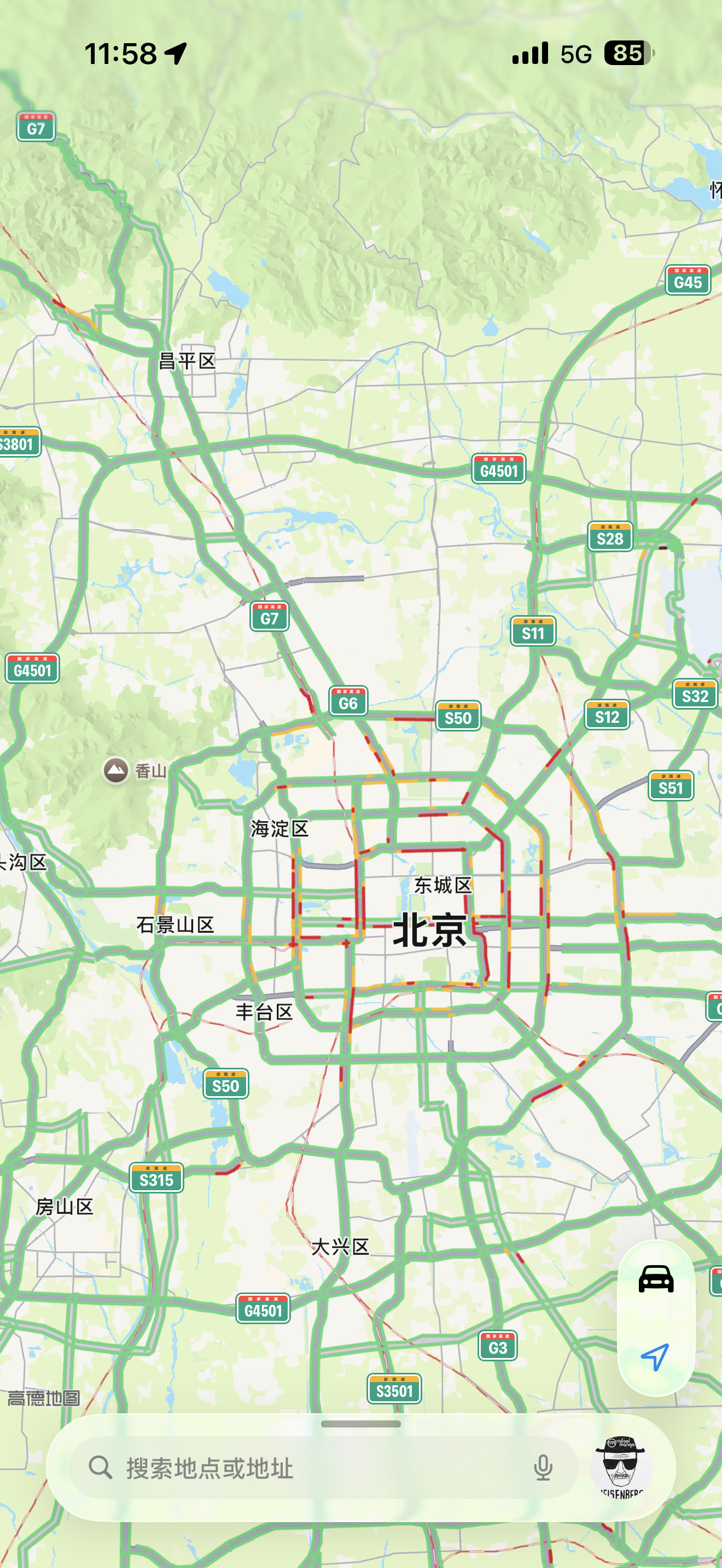 iPhone自带地图千万不要删没删过但是还是用高德多一些毕竟一些很细节和本土化的