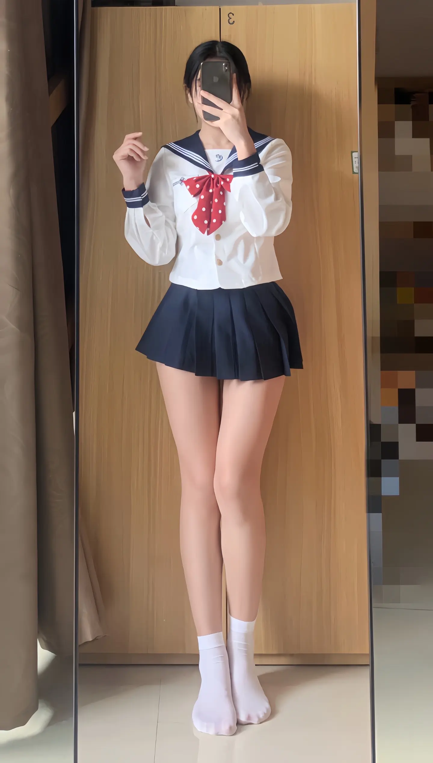 腿长一米八 ootd穿搭 今天穿什么 jk