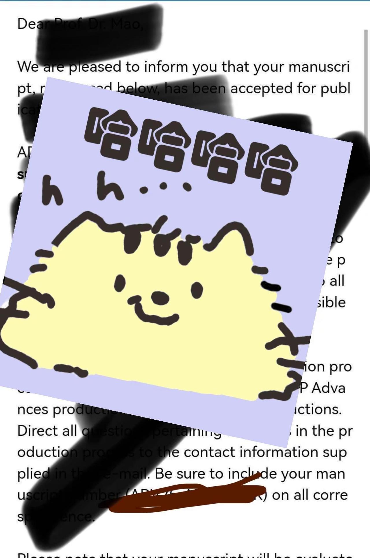 【研究生的论文投了半年终于录用啦】虽然不是什么高质量的期刊，但只要学生努力就行^