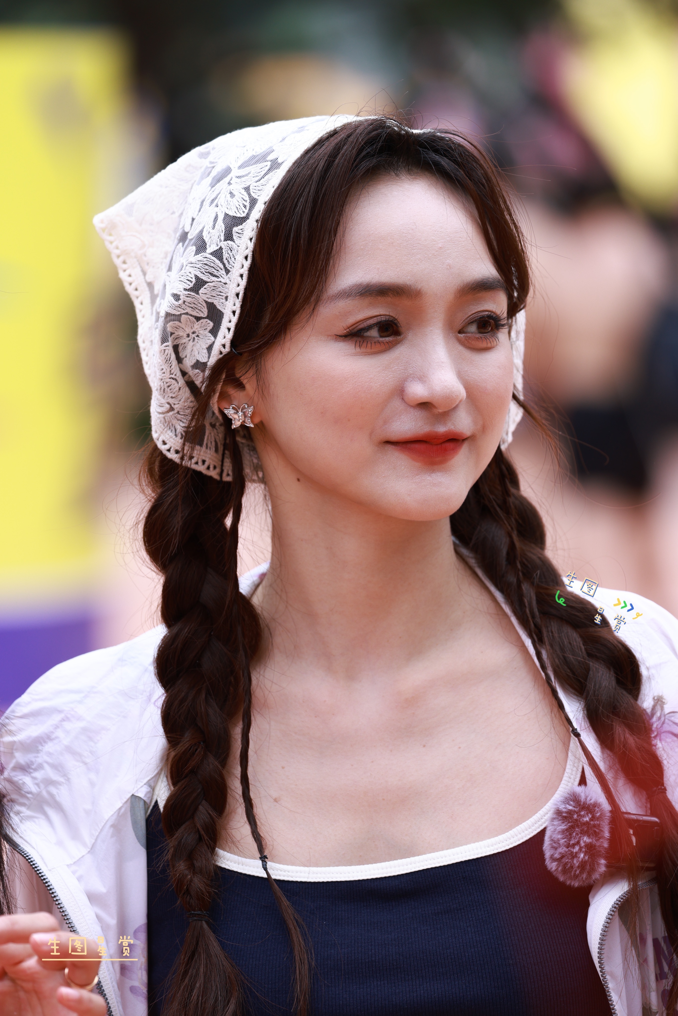 何泓姗长隆水上乐园路透，清凉一夏玩水叭🔫🧃🫧 ​​​