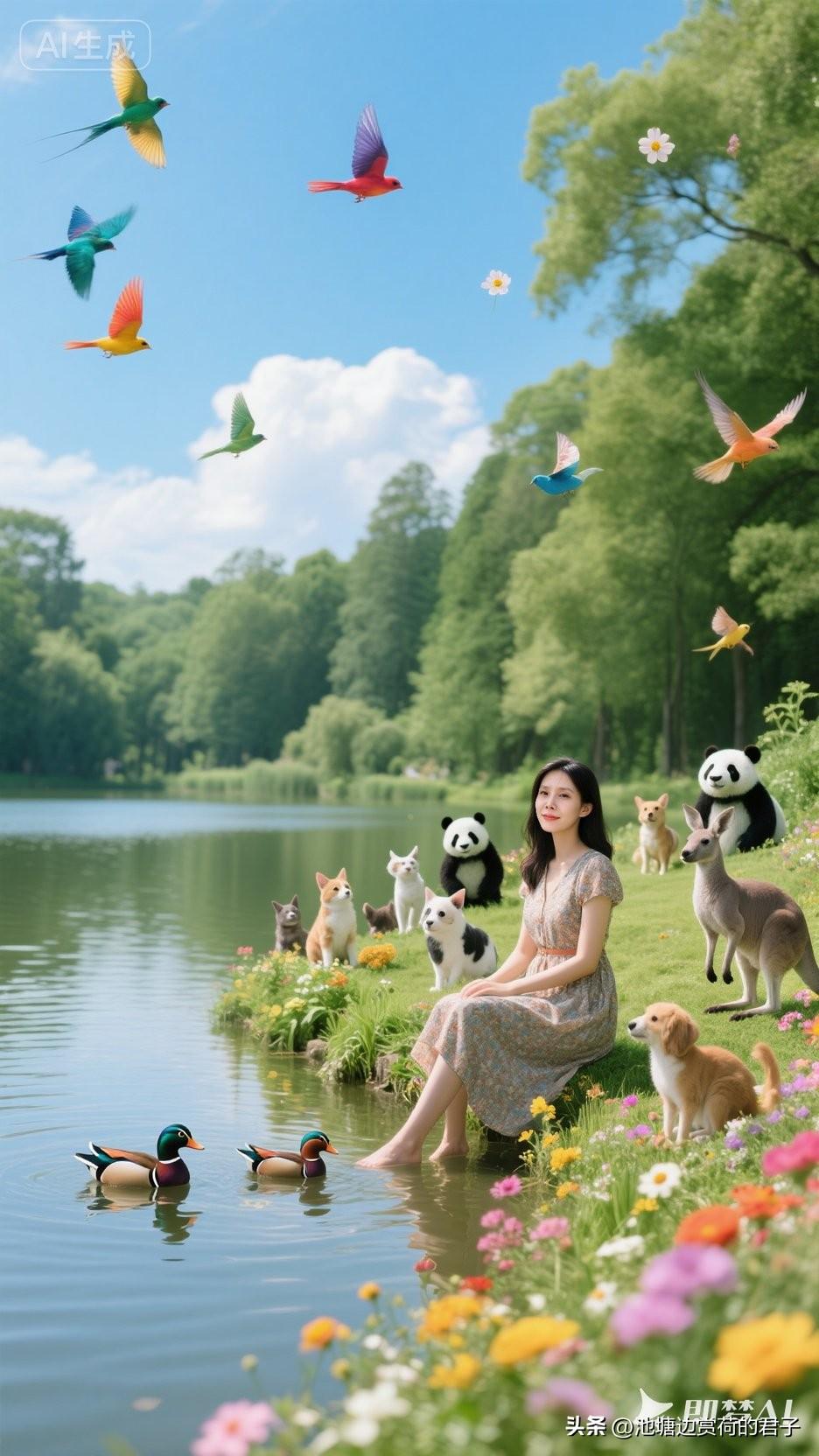 我超爱随手拍天空，每一张都像大自然的杰作。有次傍晚散步，抬头看到天空被染成橙红色