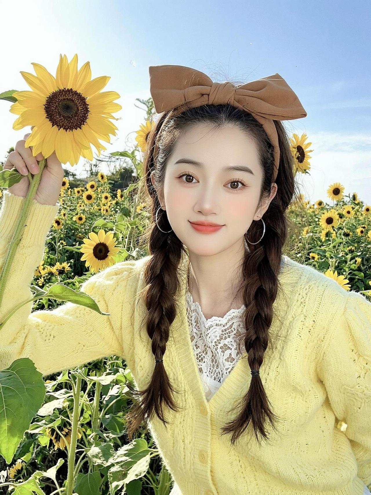 不做谁的玫瑰，只做自己的向日葵。拍同款 推流