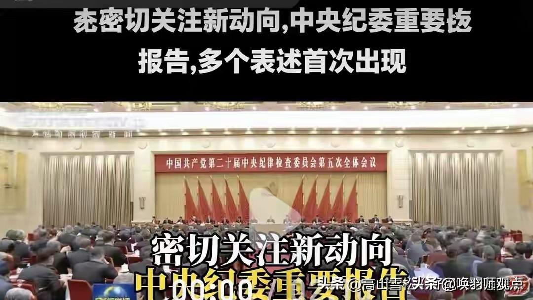 中央纪委全会三个“首次”炸出：2026年反腐要动谁的奶酪？

2026年二十届中