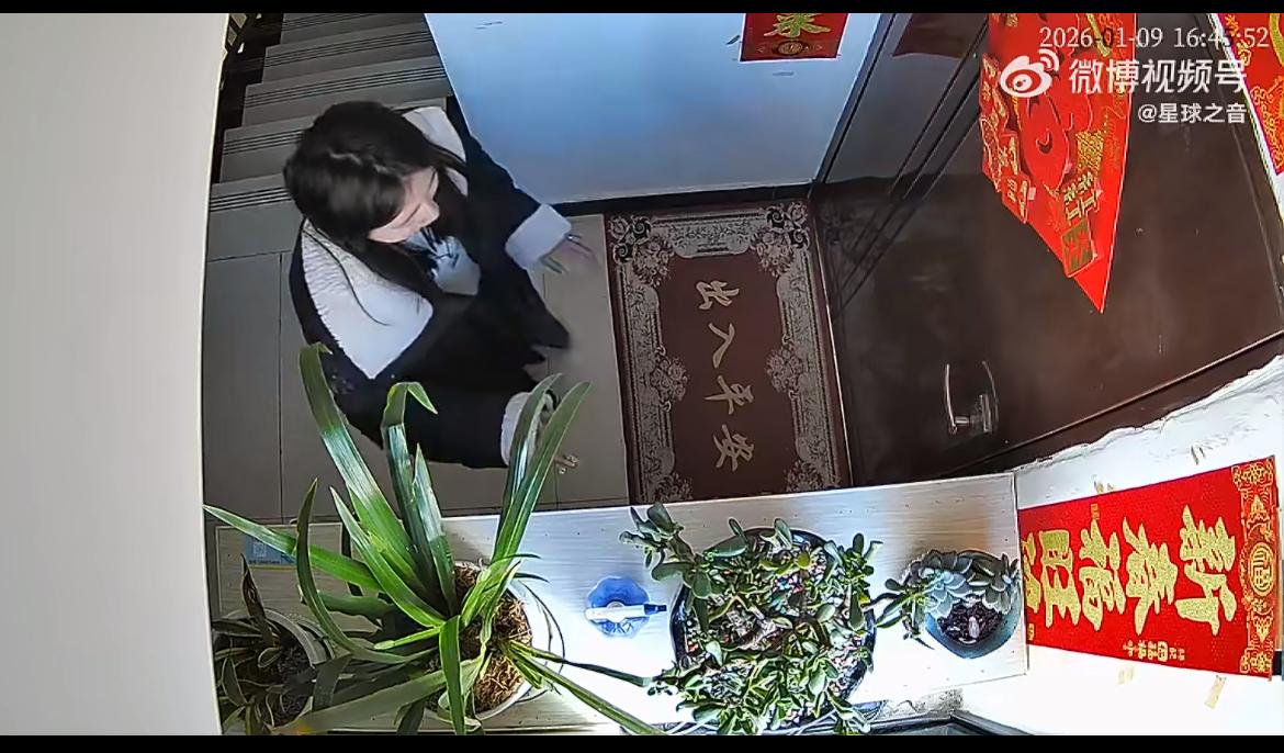 两小仙女偷人家鞋柜的鞋，这是穷疯了吗？真是连连怪事。人家门口就吊着摄像头，把两个