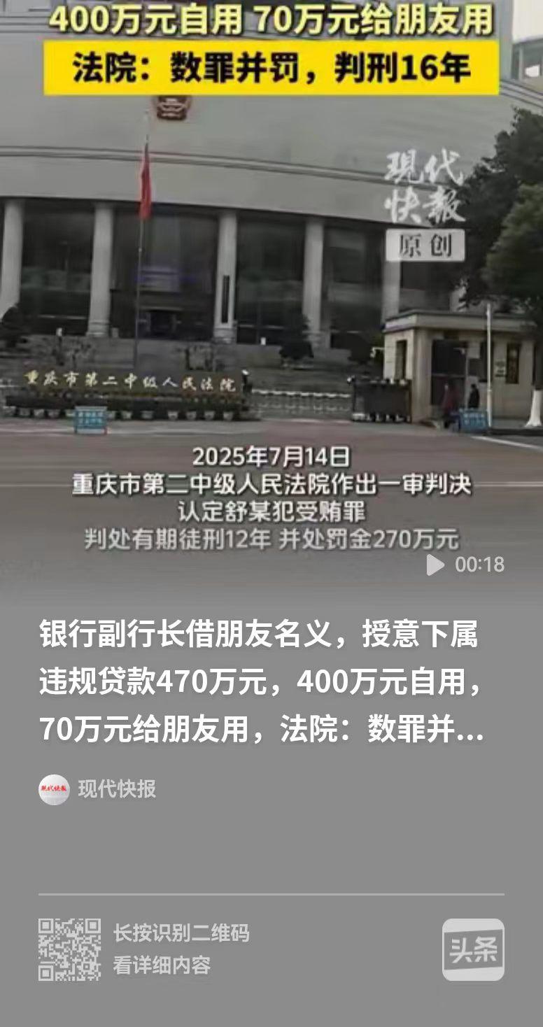 重庆，舒某想要入股小额贷公司，就劝说朋友，以对方的名义贷了470万出来，400万