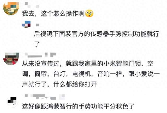 小米车主又整活了！199块的小传感器，让澎程直接手势开门关门