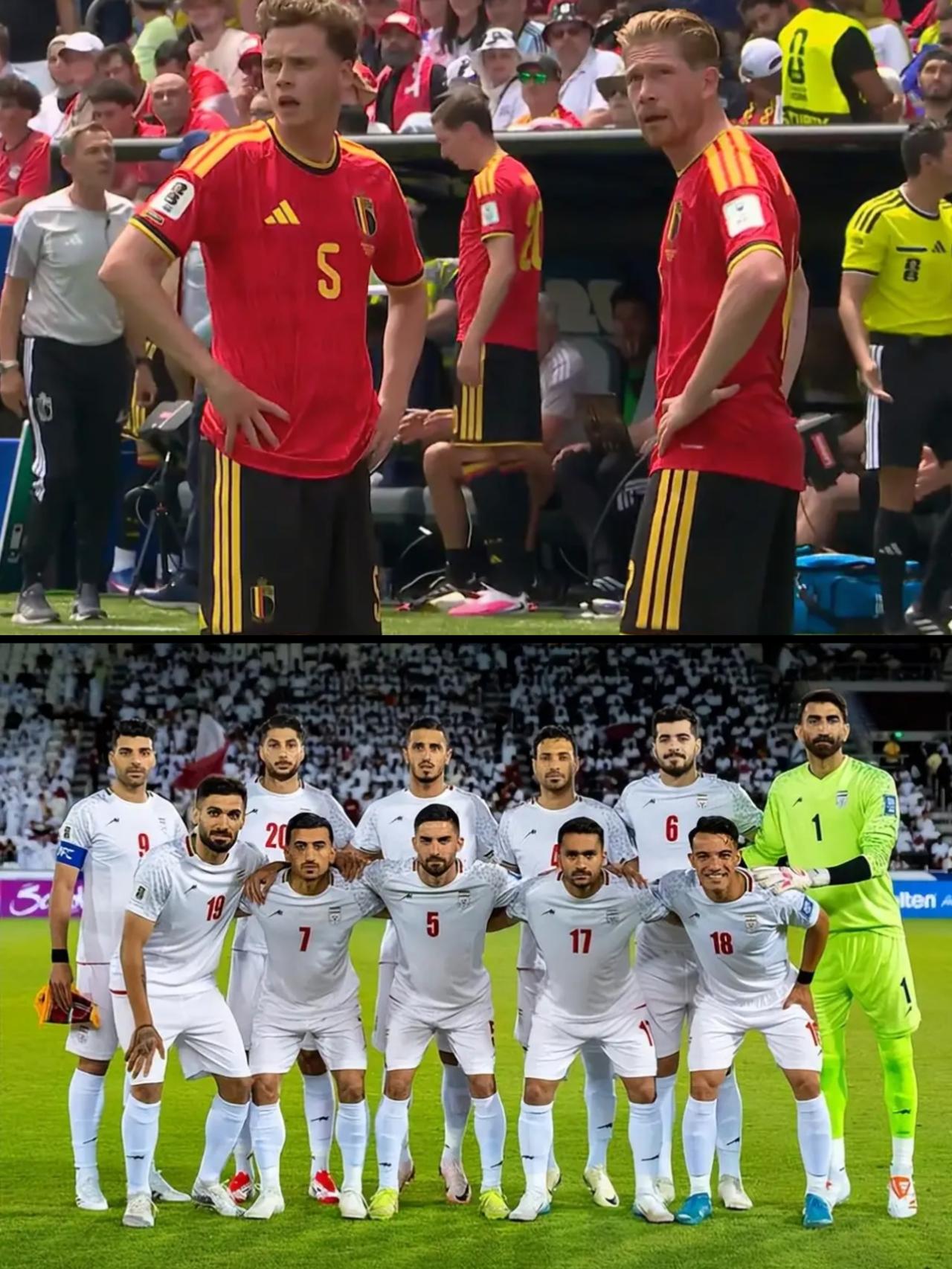 北京时间6月16日凌晨，2026年美加墨世界杯G组首轮一场比赛，比利时男足1-1