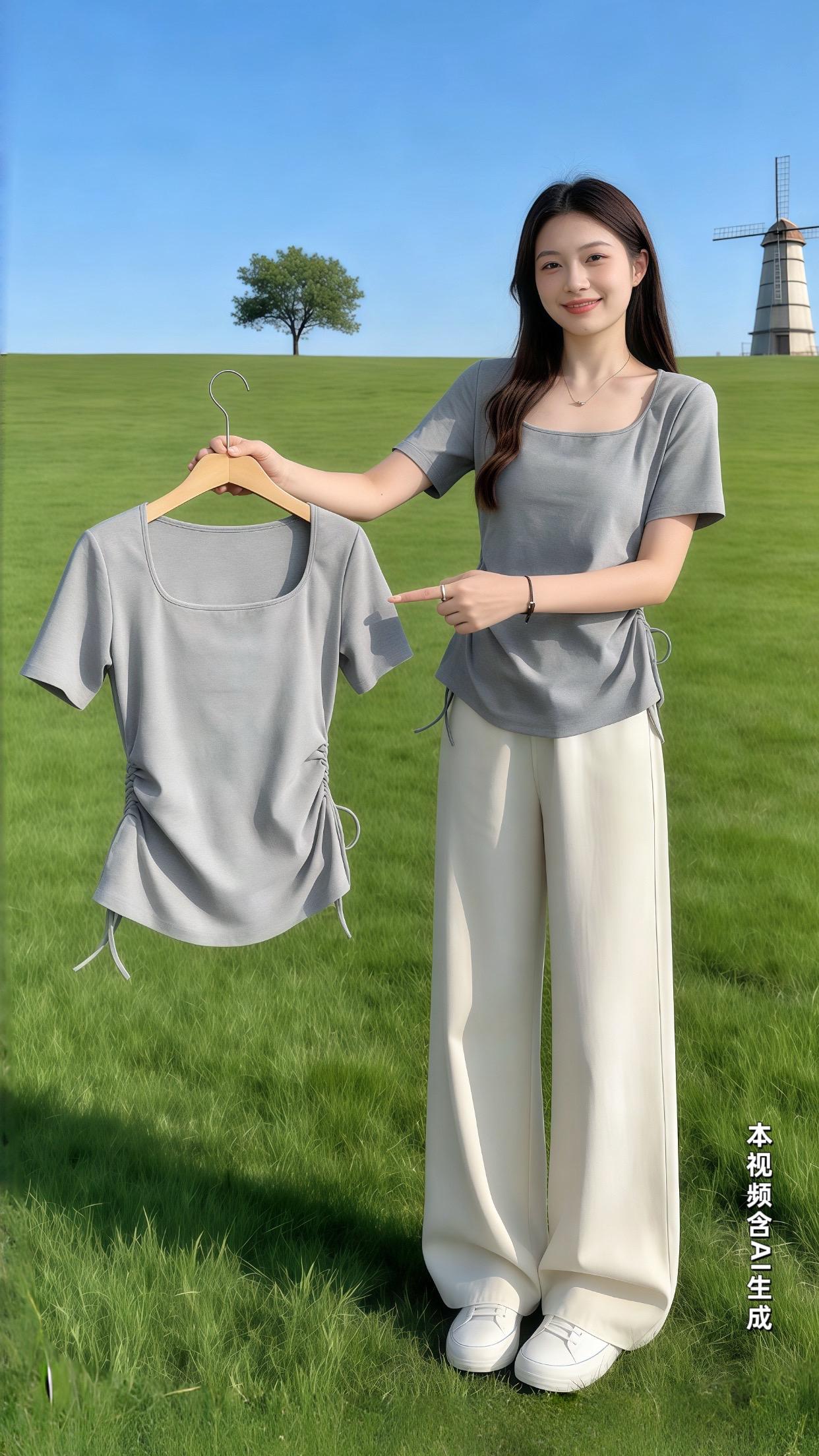 极简纯色上衣承包我的夏日衣橱 高级穿搭万能公式 遮肉显瘦穿搭 小个子的...