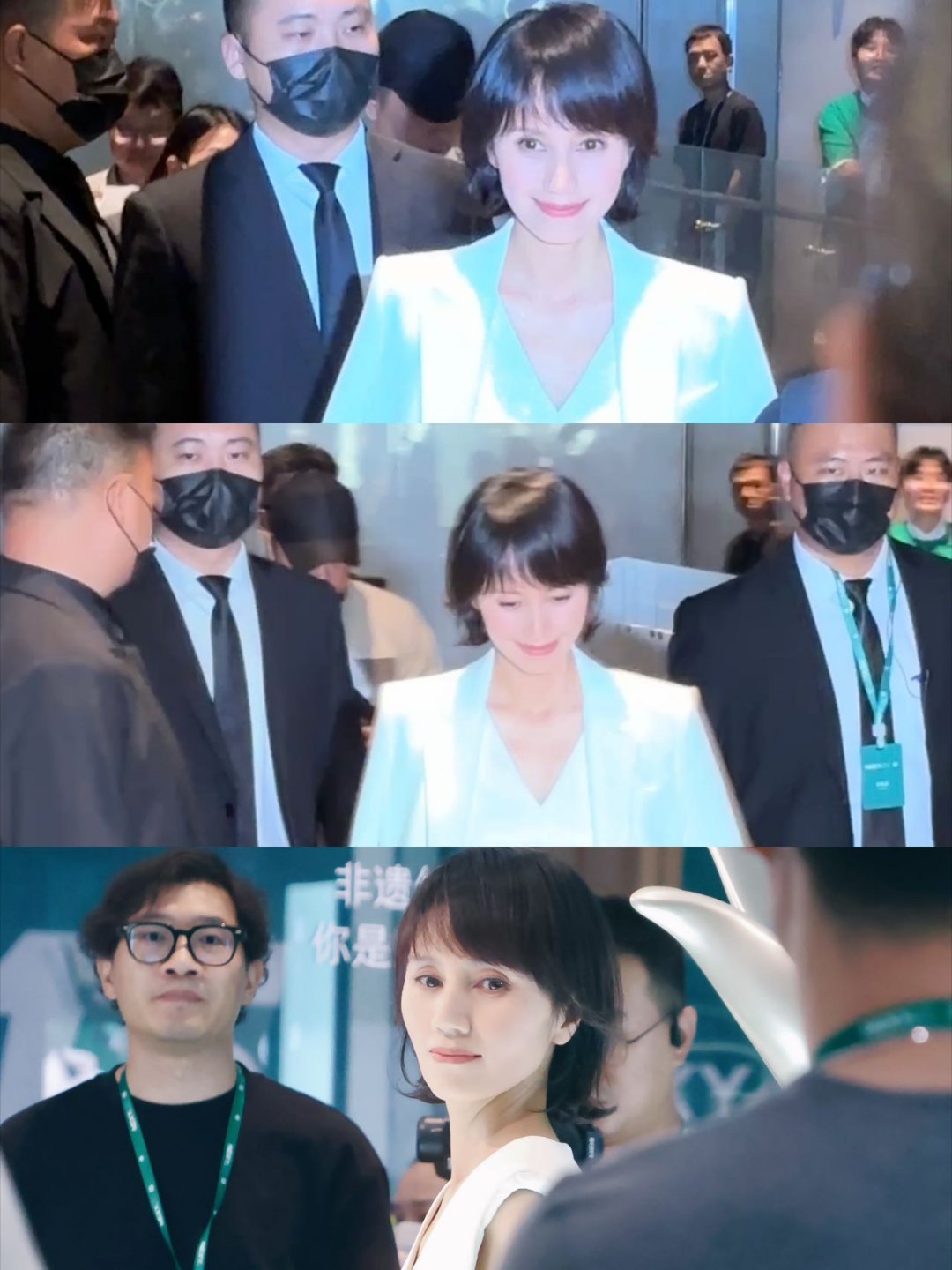 #袁泉出场就是大女主##又被袁泉美到了#岁月赋予袁泉的独特韵味，在简约穿搭中展露